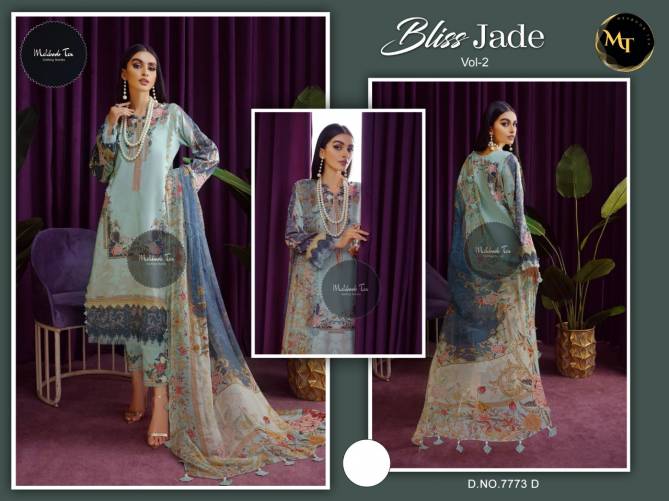 Mehboob Tex Bliss Jade 2 Fancy Ethnic Wear Embroidery Pakistani Suit Collection